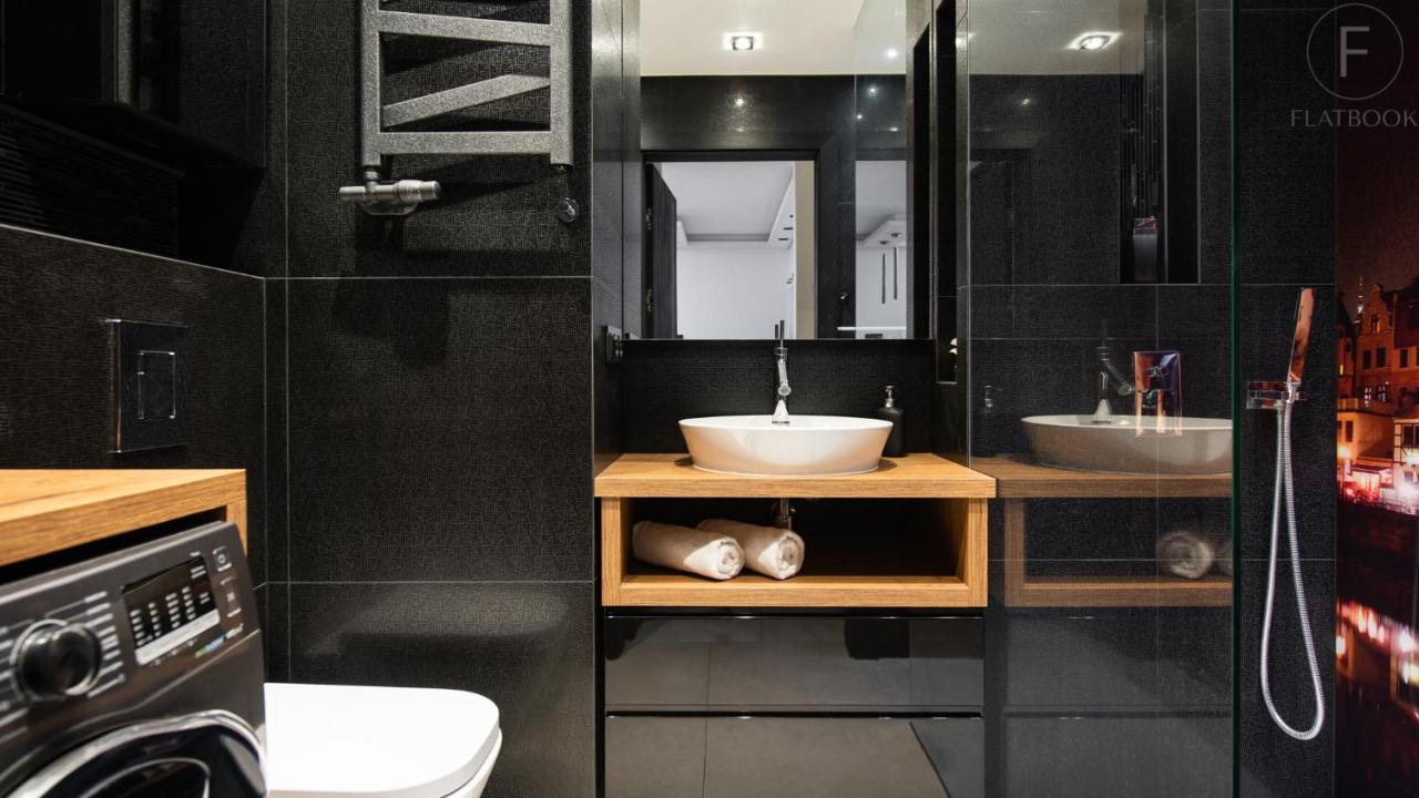 Flatbook Apartments Waterlane Island Spa With Riverview Gdansk Luaran gambar